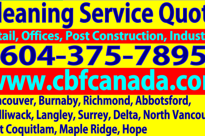 Cleaning and Janitorial Service Quote local